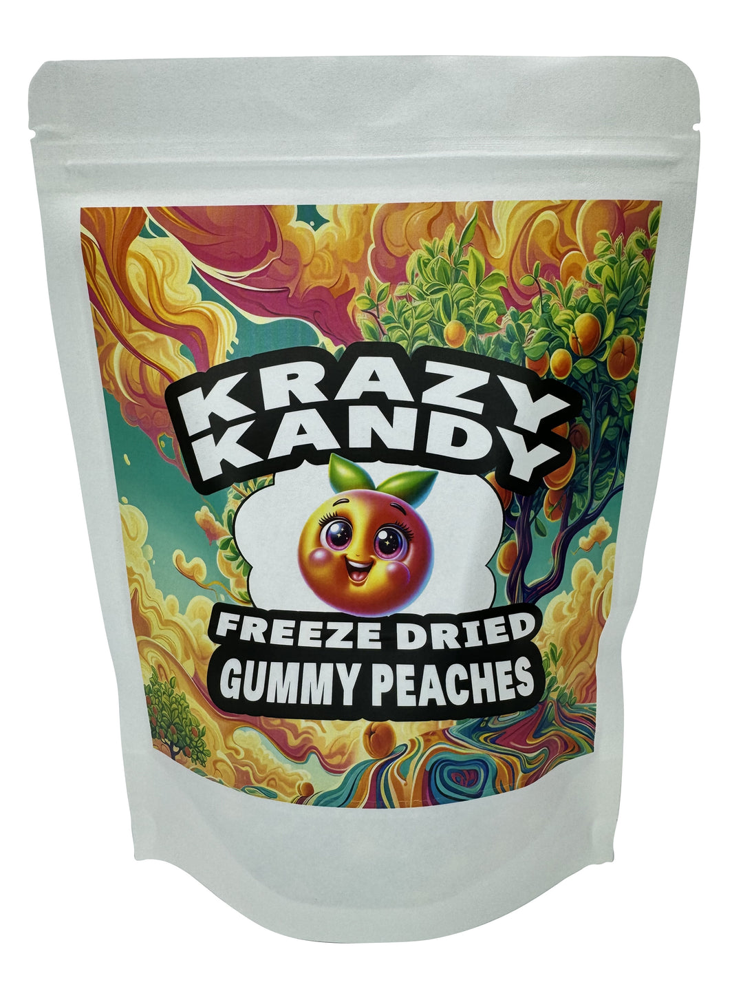 Freeze Dried Gummy Peaches