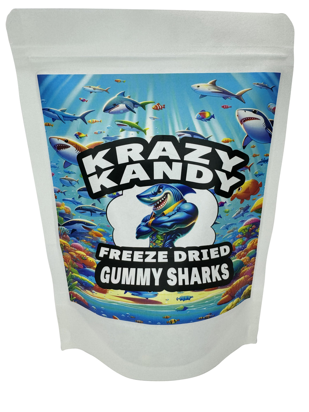 Freeze Dried Gummy Sharks