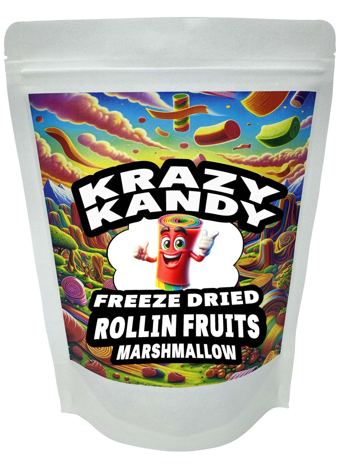 Freeze Dried Marshmallow Fruit Roll Ups