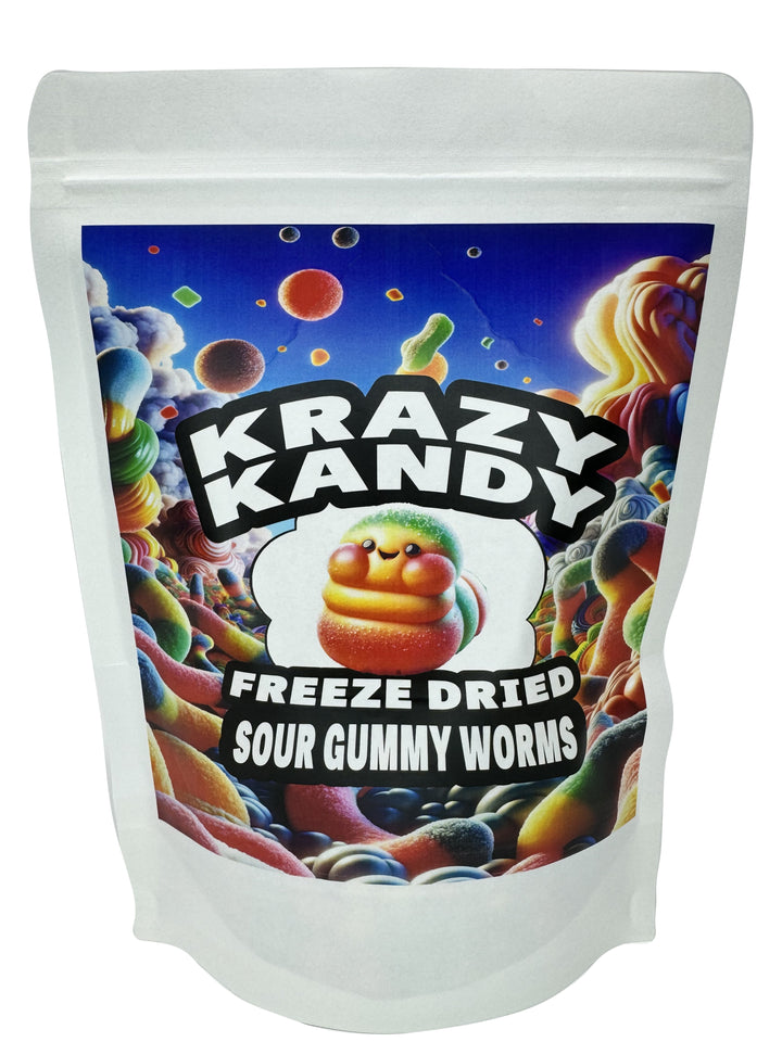 Freeze Dried Sour Gummy Worms