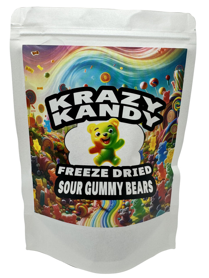 Freeze Dried Sour Gummy Bears